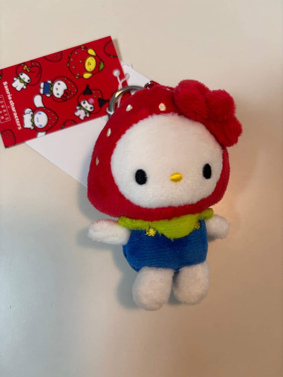 산리오 미퍼센트 딸기 이치고 헬로키티 마스코트 키링 새상품 상품이미지1