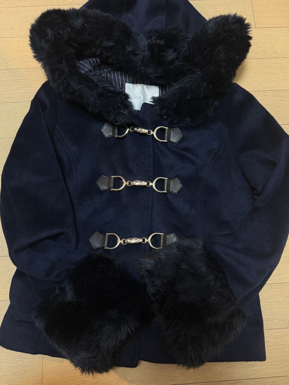 세실맥비 숏코트 네이비 상품이미지1