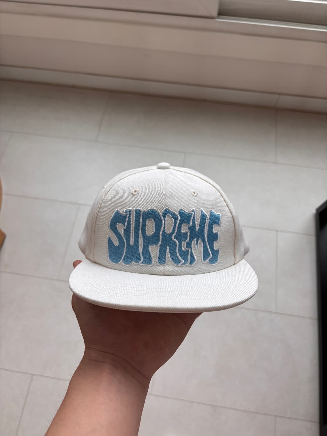 슈프림 24SS 크립 6패널 볼캡 (Stone) 라이트블루 상품이미지1