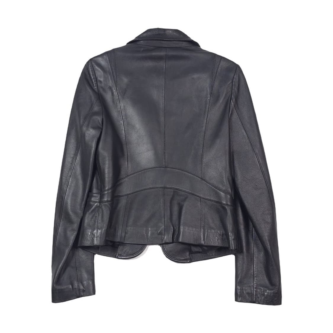 로엠 천연 양가죽 원버튼 레더 자켓 상품이미지2