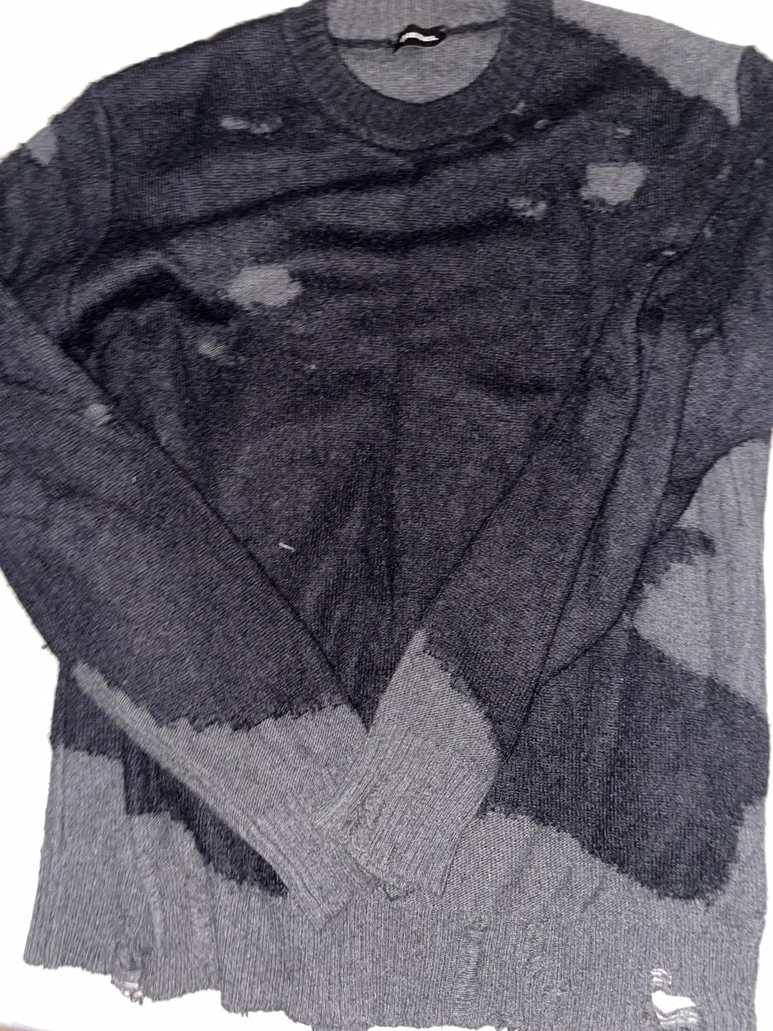 DIESEL demaged knit / 디젤 데미지 니트 상품이미지2
