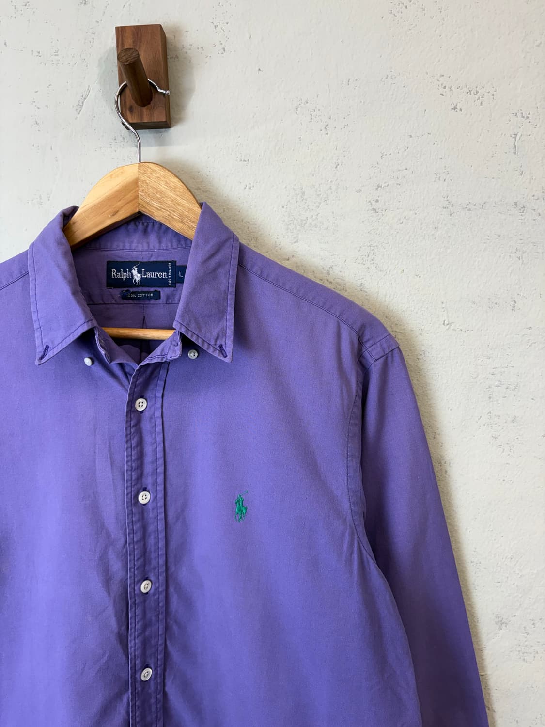폴로랄프로렌 빈티지 셔츠 퍼플 상품이미지2
