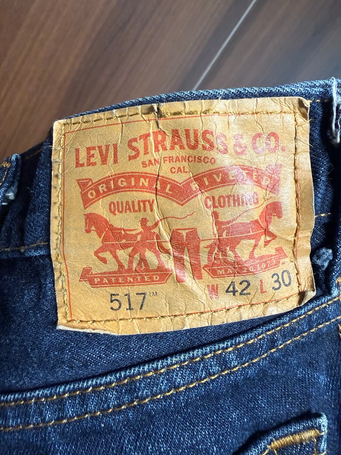 빈티지 리바이스 517 클래식 부츠컷 데님 상품이미지3