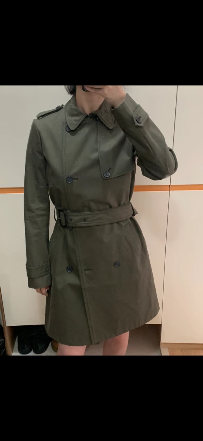 JOSEPH 조셉 트렌치코트 카키 38 / 클래식 더블 트렌치 / 상태좋 상품이미지4