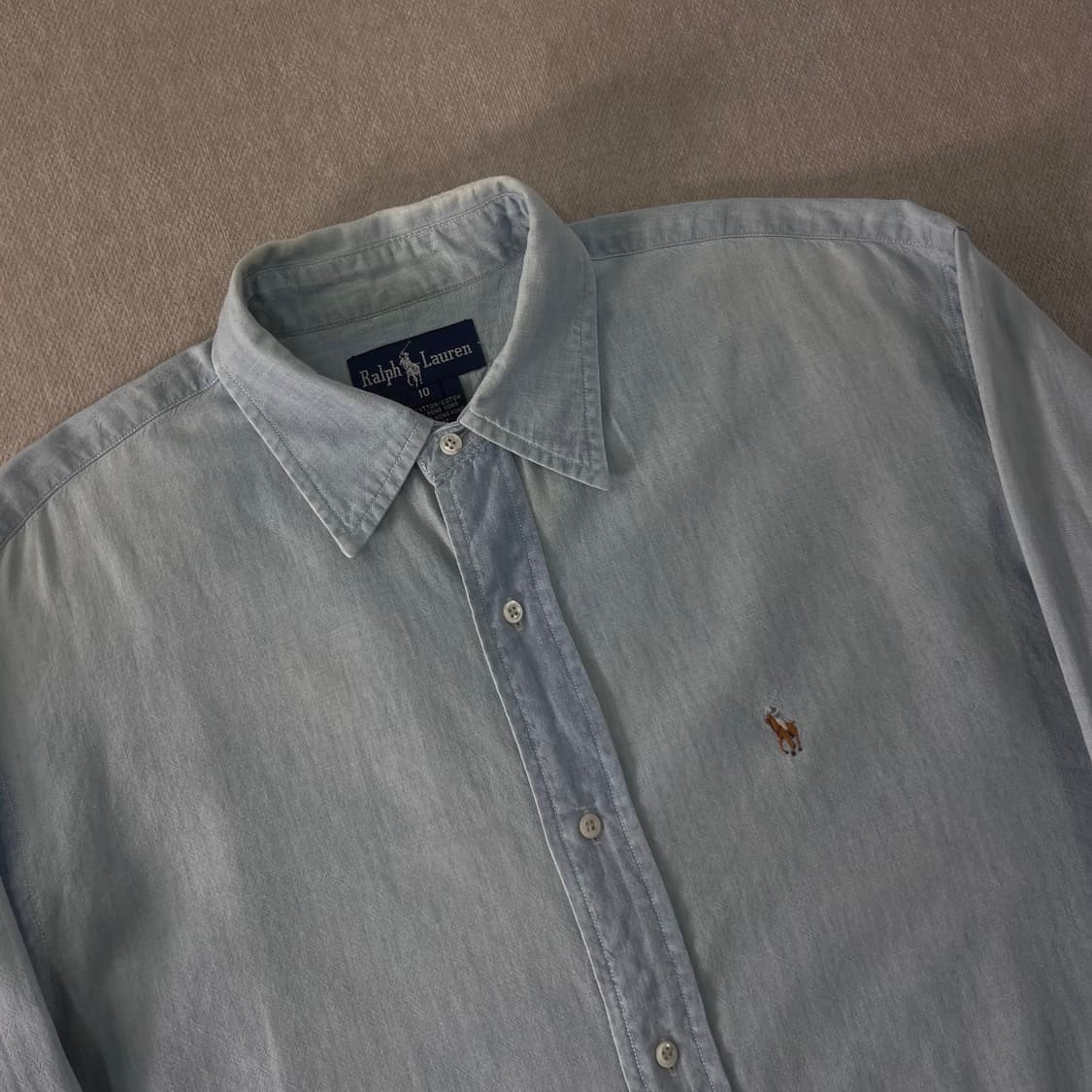 100 폴로랄프로렌 데님 코튼 셔츠 상품이미지2