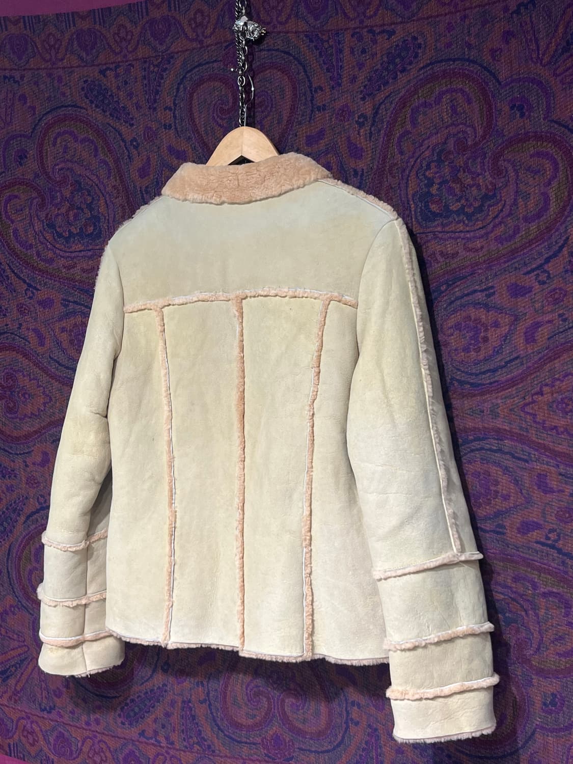 여자 스웨이드 양털 무스탕 떡볶이 자켓 상품이미지3