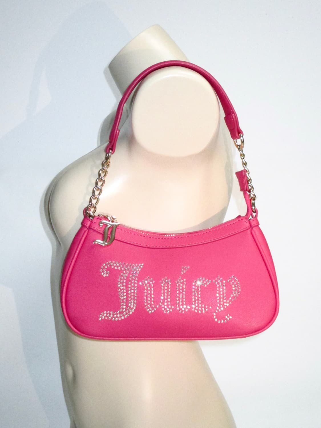 쥬시 꾸뛰르 y2k스타일 바비핑크 로고 숄더백 상품이미지4