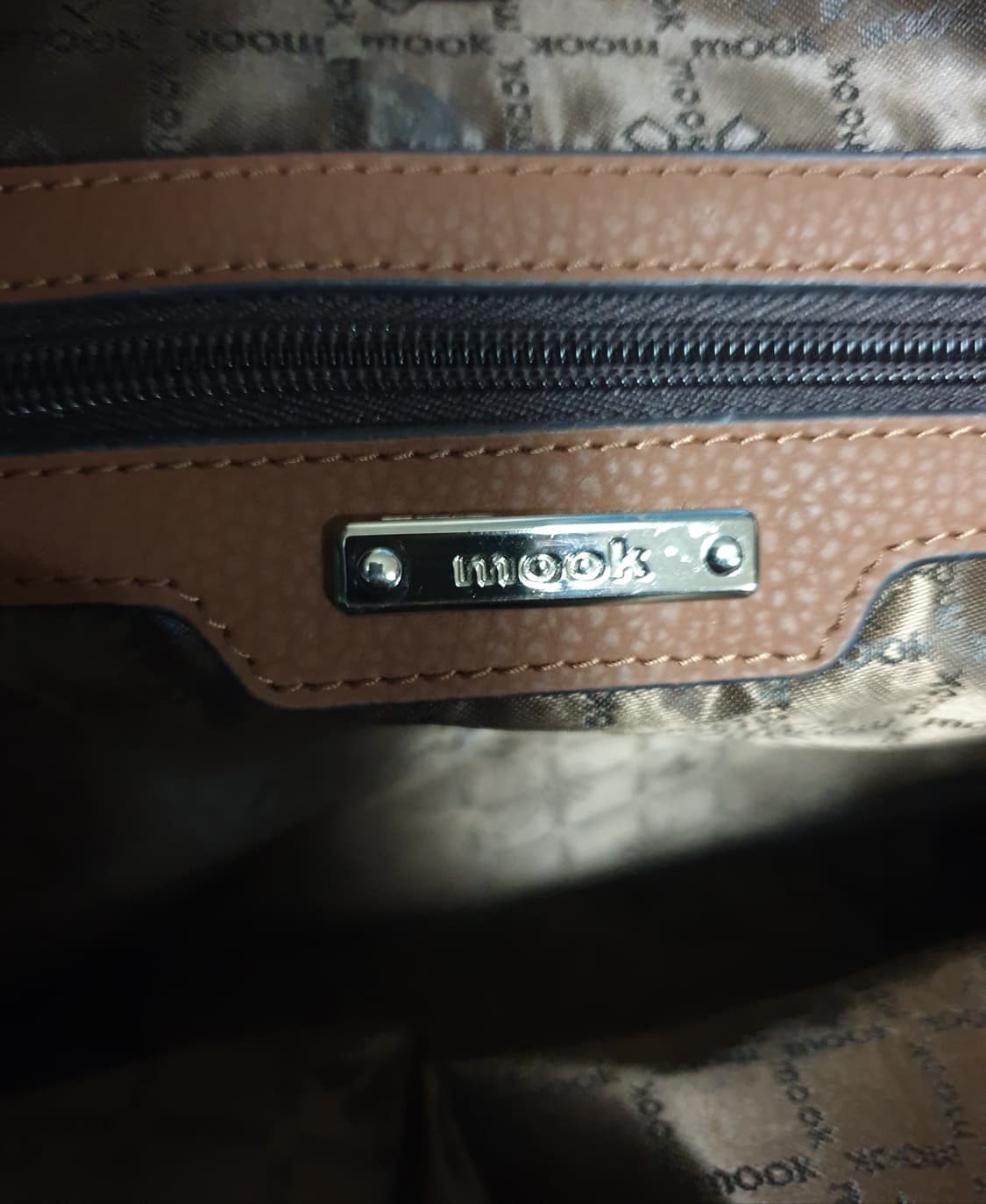 MOOK 무크 클래식 소가죽 비지니스 가방 브라운 상품이미지6