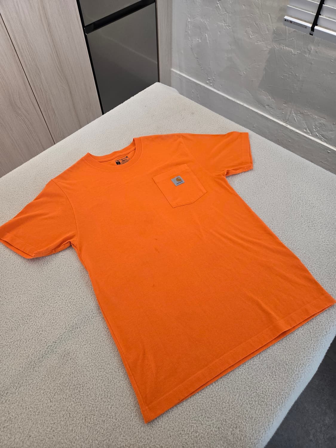 칼하트 포켓 반팔티 오렌지 S 상품이미지3