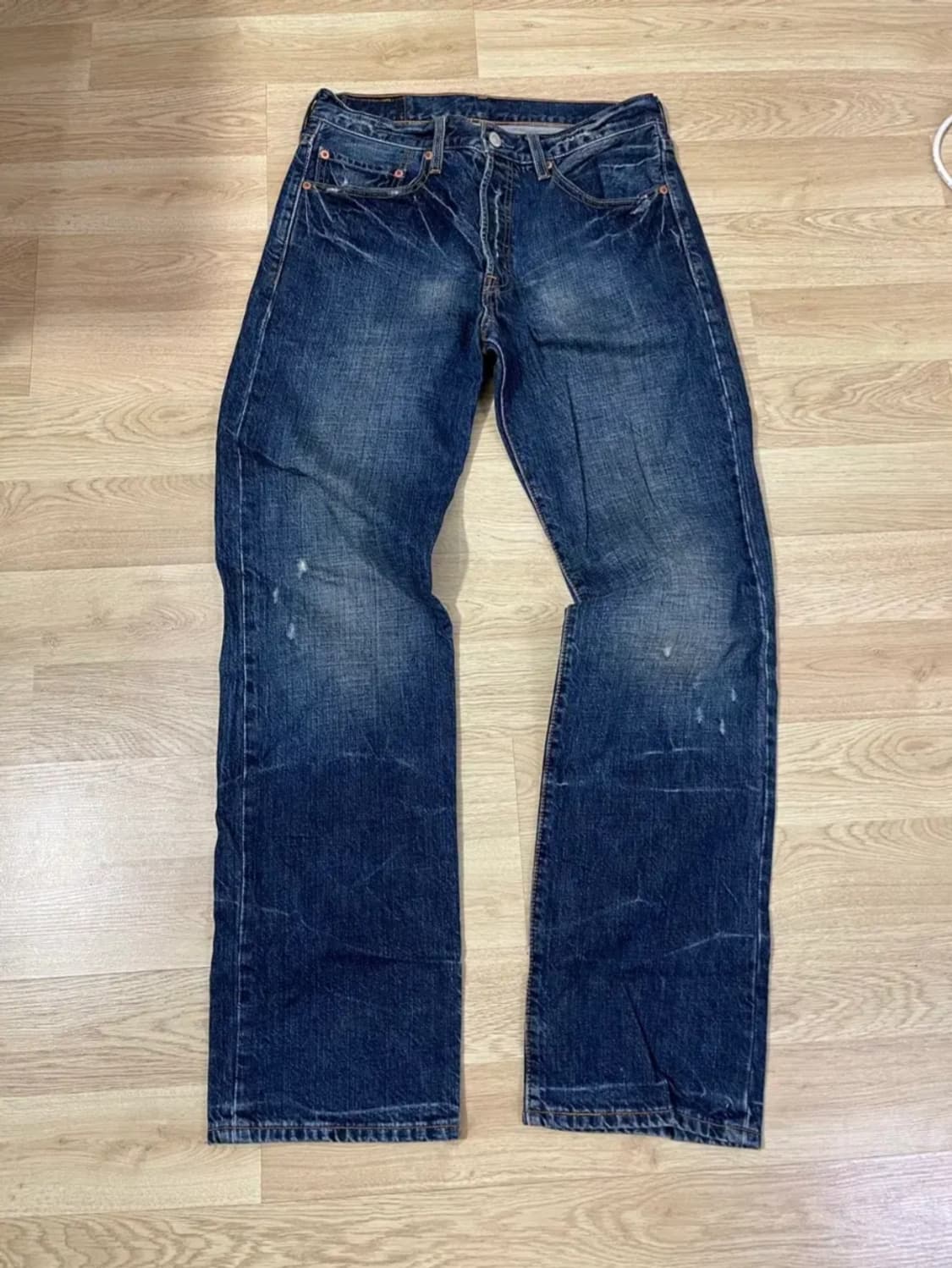 리바이스 501 빈티지 중청 데님 청바지 (W32 L33) 상품이미지1