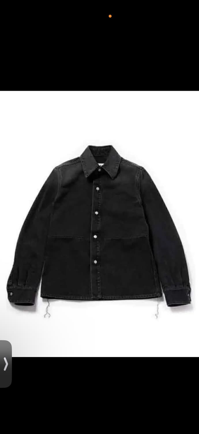 마르지엘라 MM6 빈티지데님 셔츠자켓 블랙 50 상품이미지1