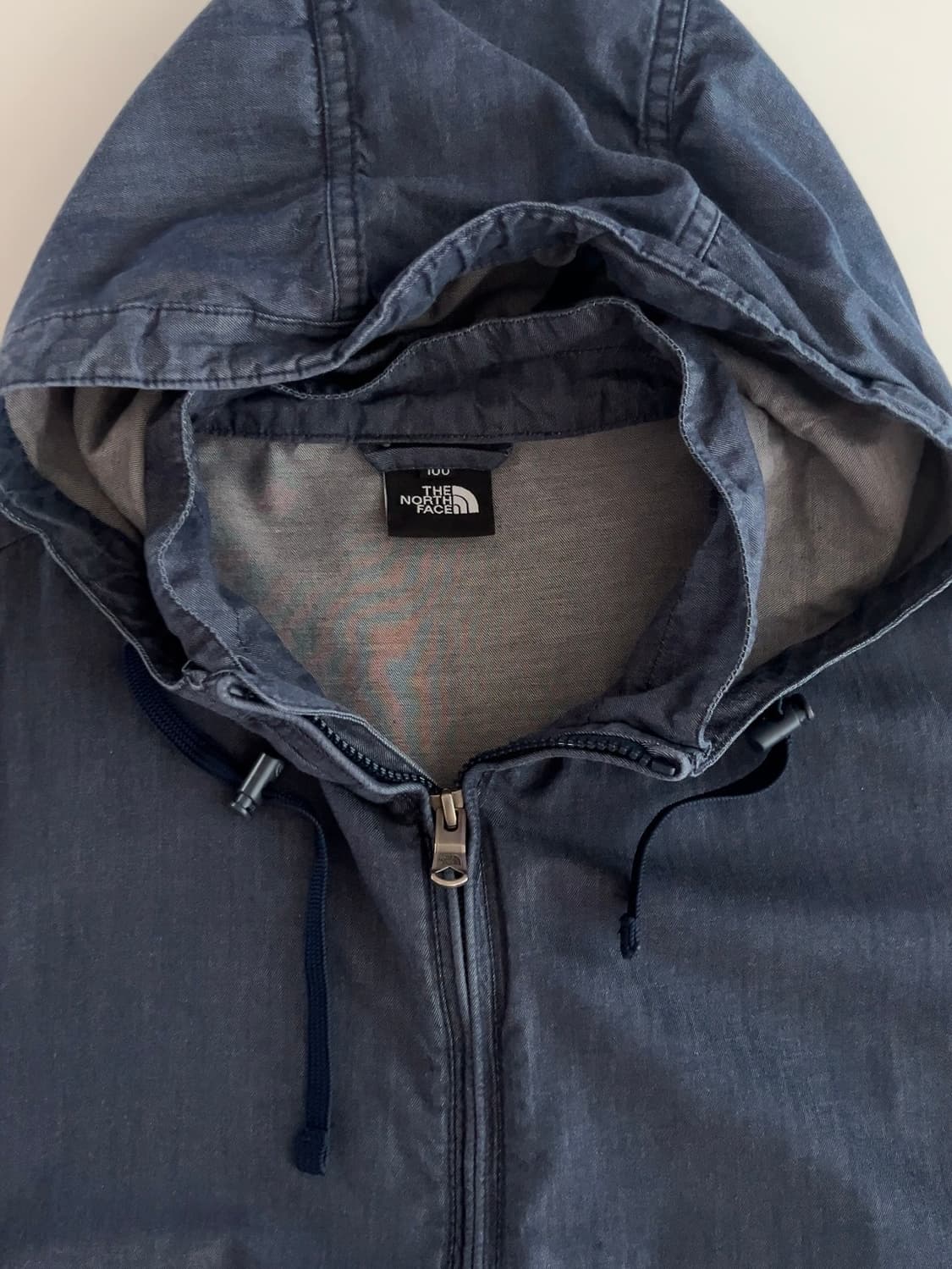 노스페이스 데님 후드자켓 100 상품이미지5