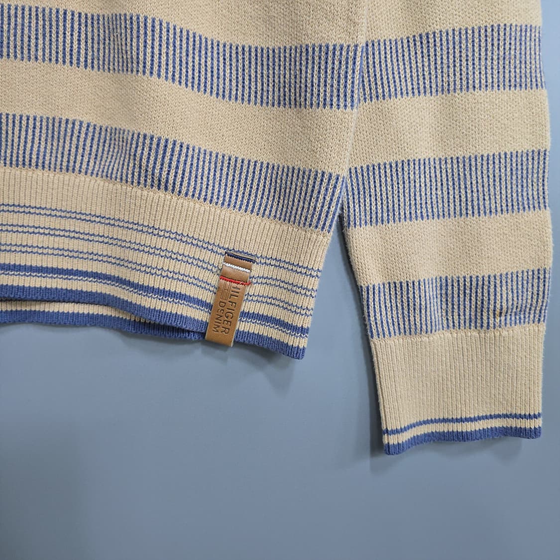 타미힐피거 데님(Hilfiger Denim) 스트라이프 니트 L 상품이미지3