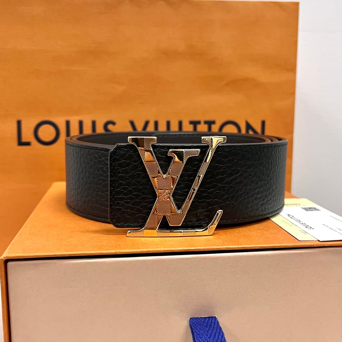 [S급/정품] 루이비통 LV 금장 리버서블 벨트 상품이미지6