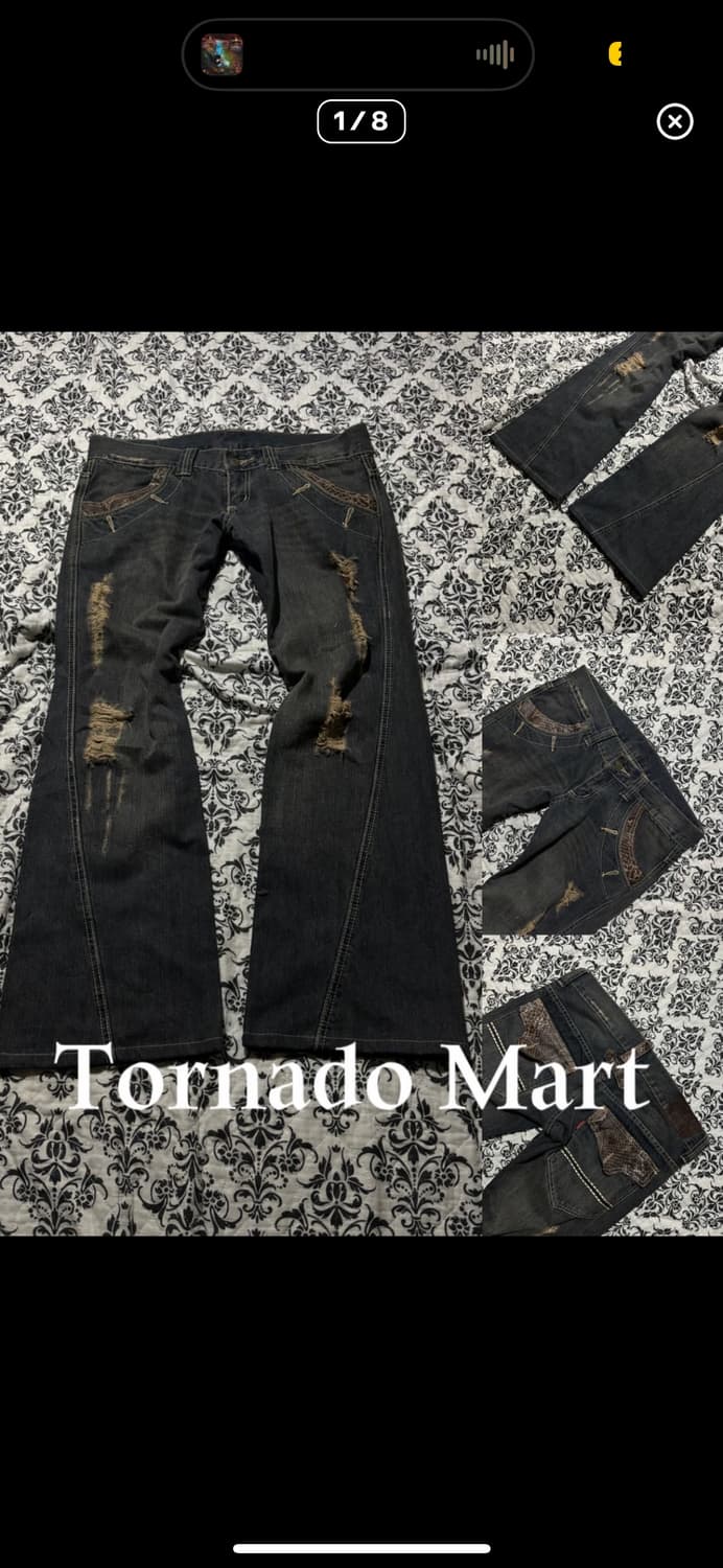 "TORNADO MART" Archive Distressed Snack 상품이미지5