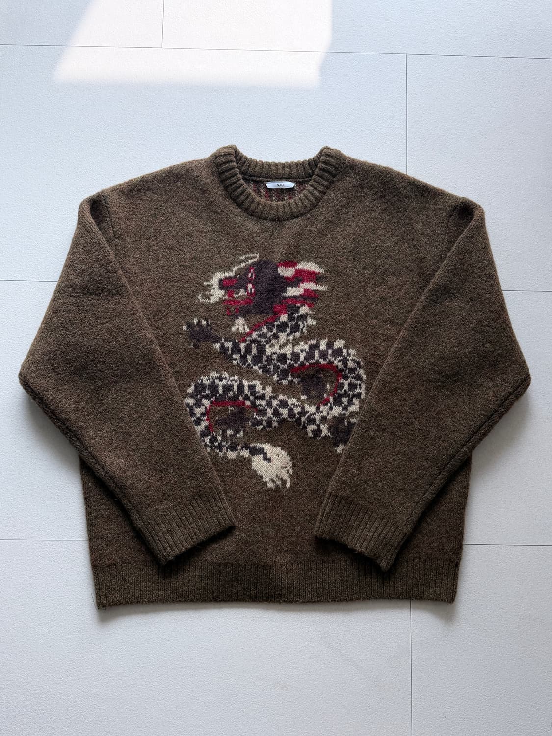 STU dragon 자카드 니트  상품이미지1