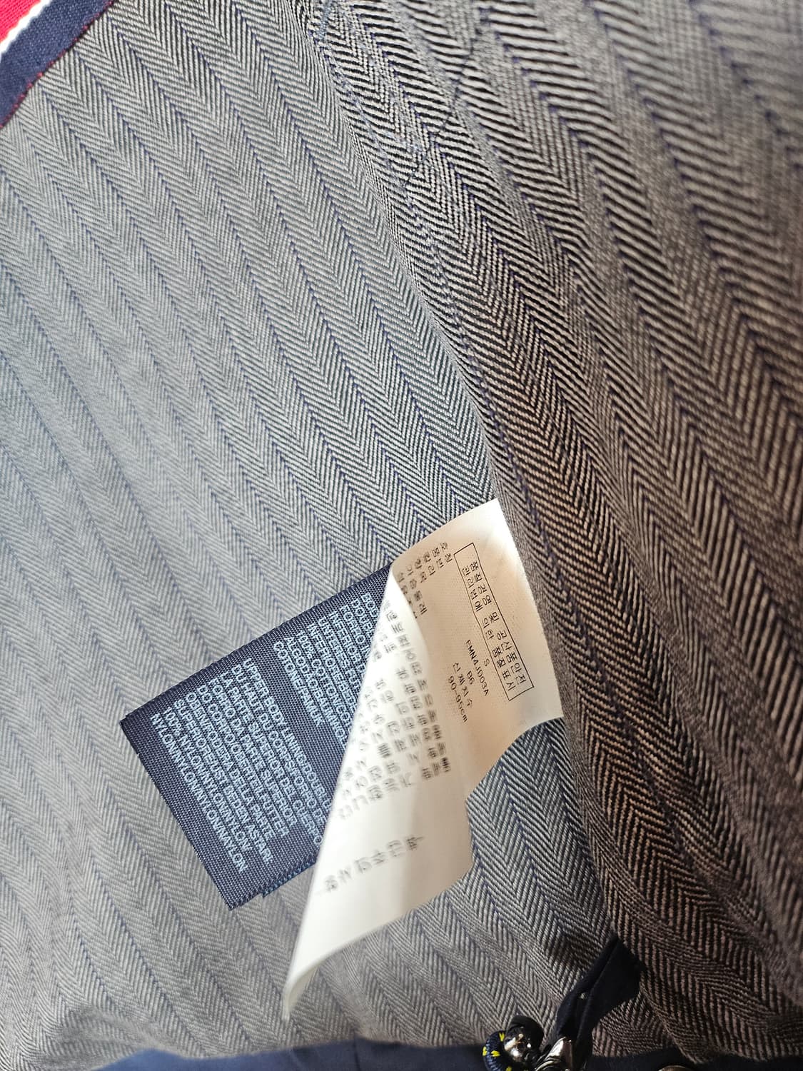 타미힐피거 네이비 모혼방 다운패딩 S 90-95 상품이미지9