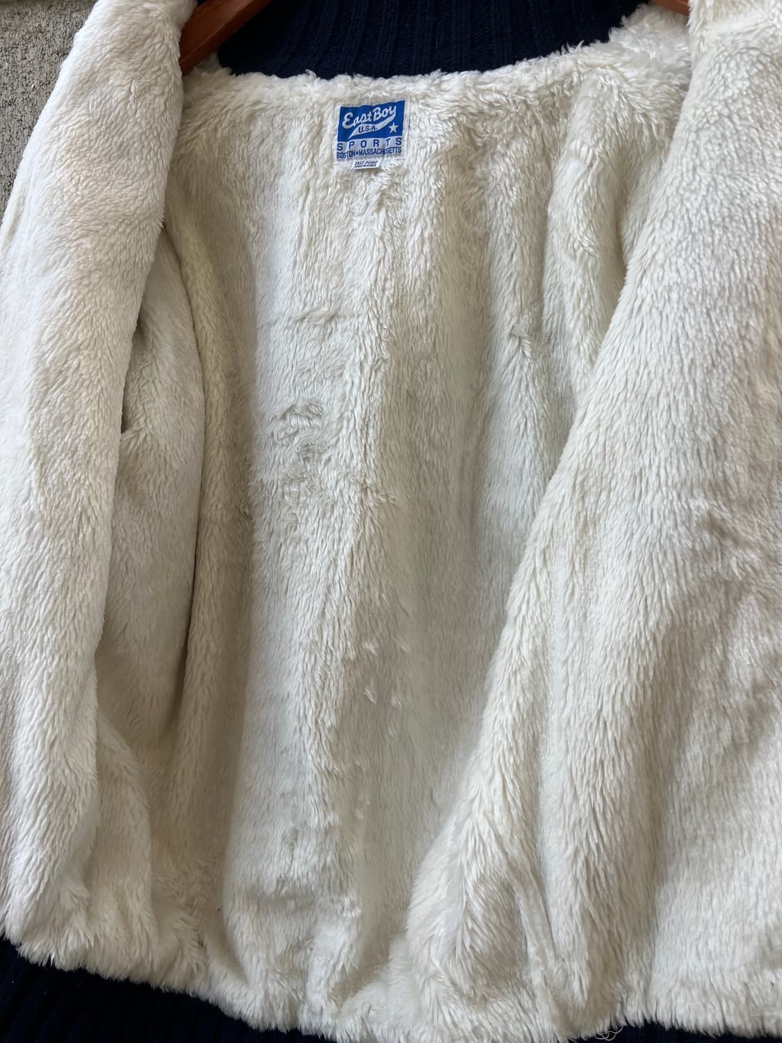 1990s EASTBOY KNIT ZIP UP BOMBER 니트울봄버 상품이미지7