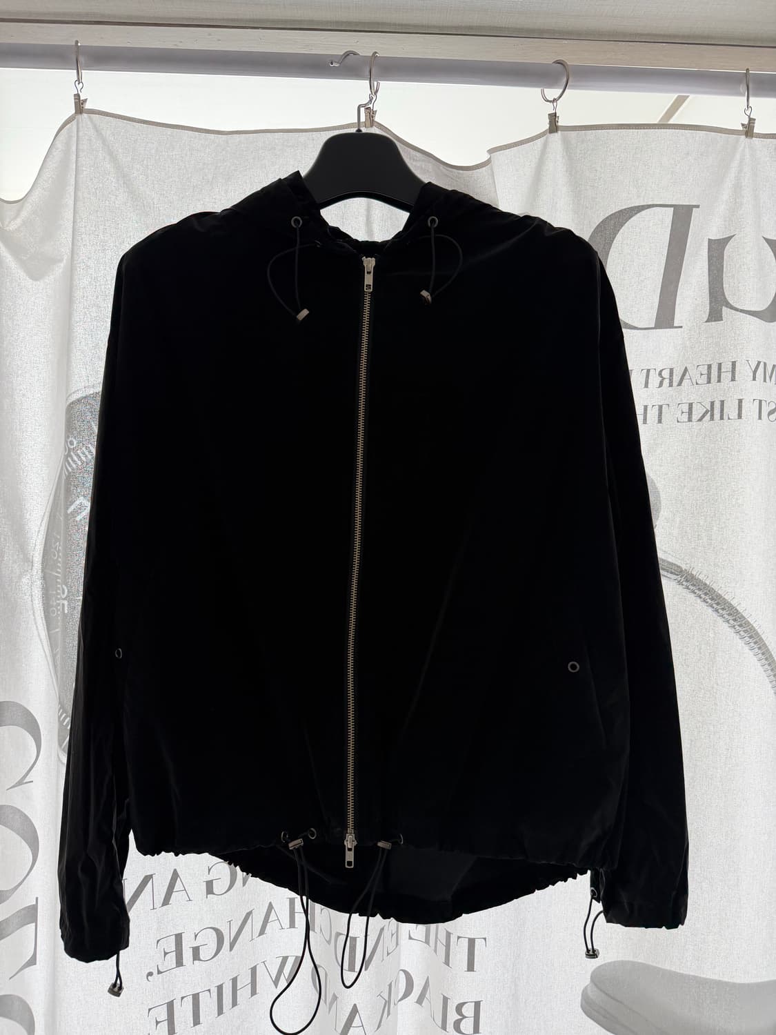 유스 셔링플라이트자켓 매트블랙 상품이미지2