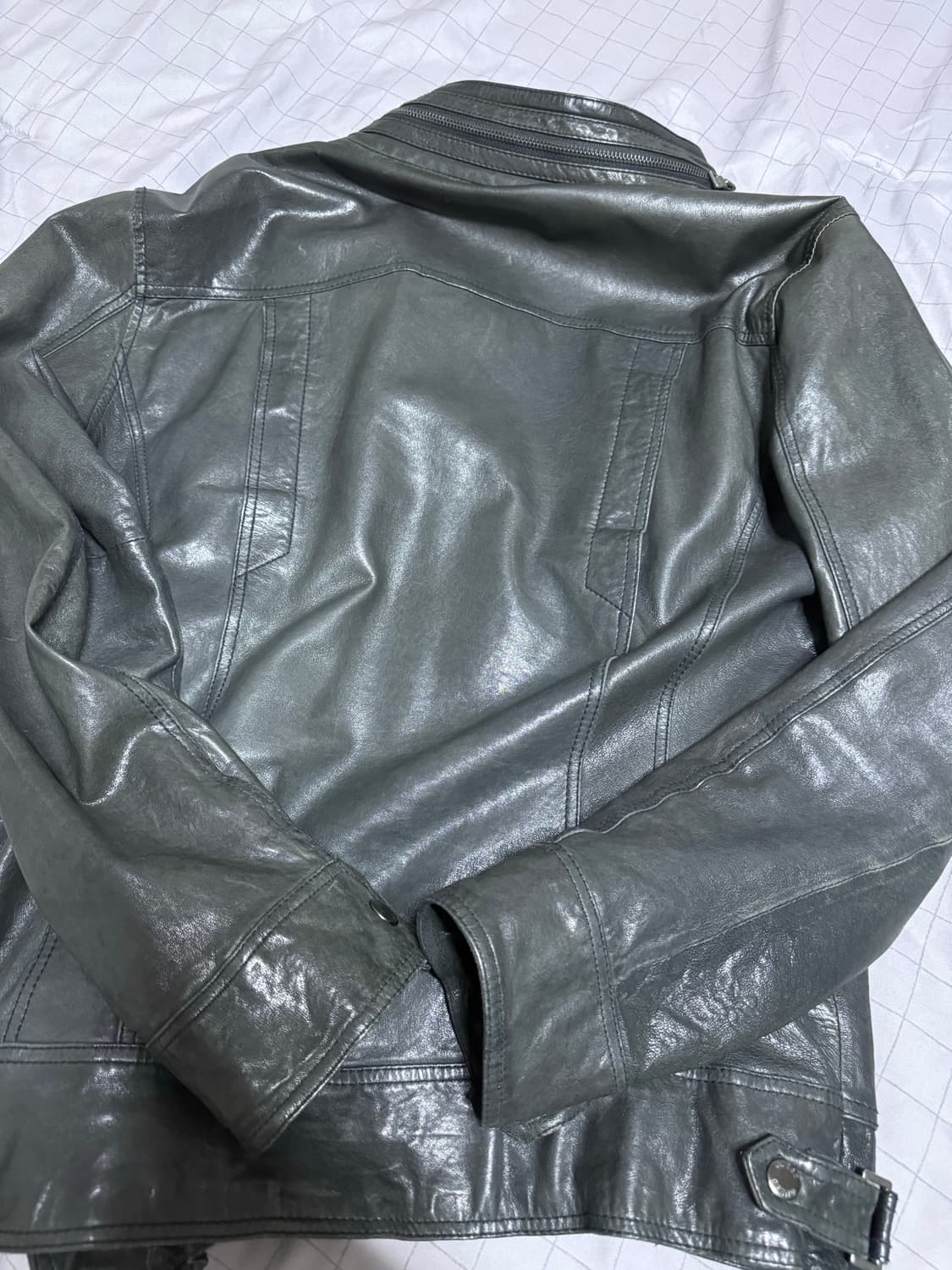 Guess lambskin leather jacket(에디맛) 상품이미지4
