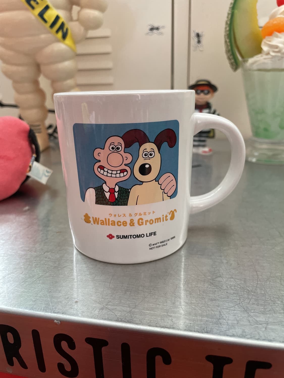 빈티지 월레스와 그로밋 머그컵 상품이미지1