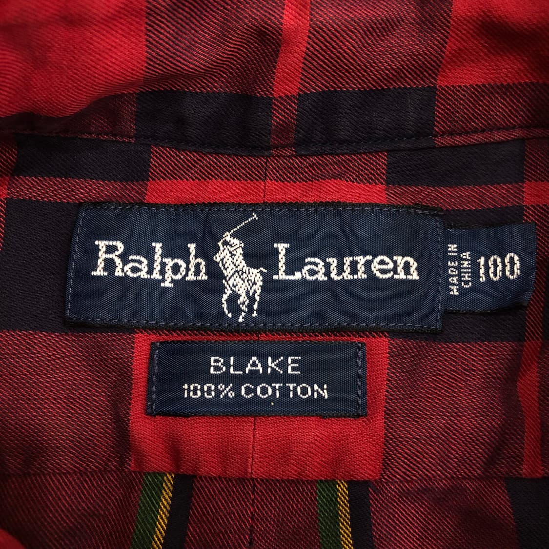 폴로 랄프로렌 레드 체크 셔츠 상품이미지7