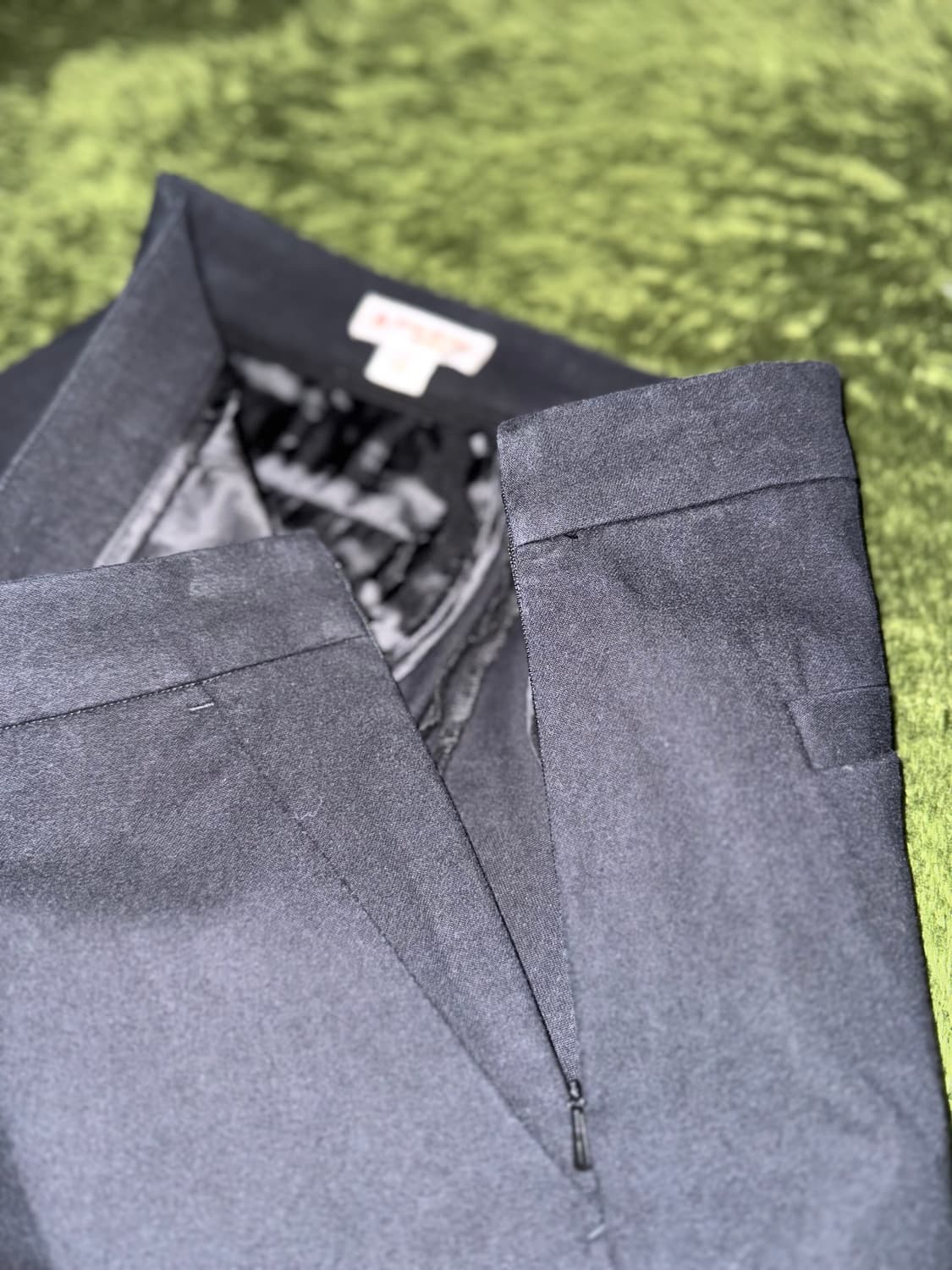 [2] 브룩스 브라더스 레드 플리스 사이드 지퍼 트라우저 블랙 상품이미지3