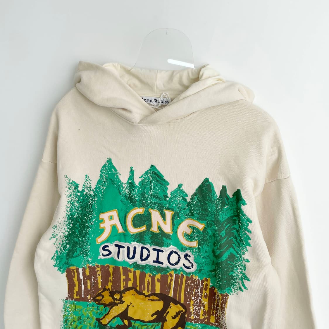 A2 아크네 스튜디오 12주년 자이언트 레비 프린트 후드티 M사이즈 상품이미지2