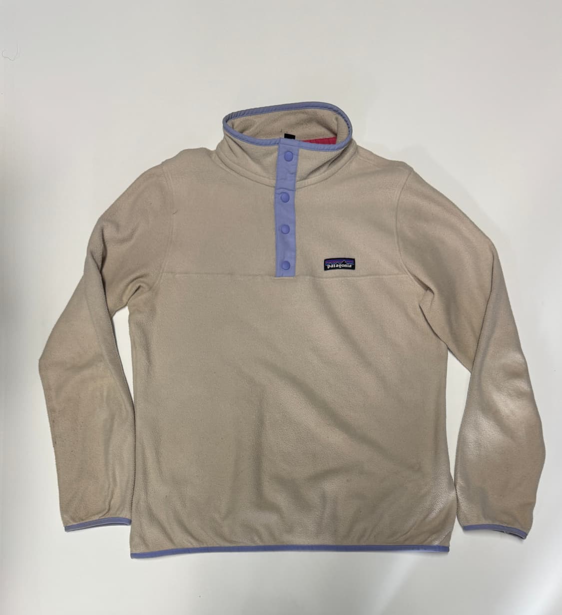 정품!! 여성 파타고니아 풀오버 반집업 플리스 M 상품이미지1