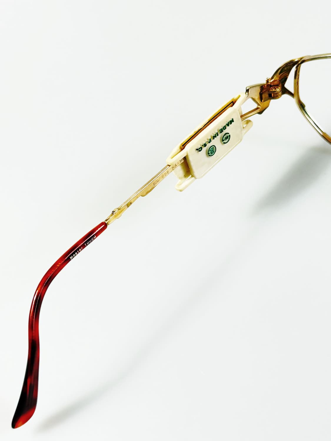 90s P.S.C FASHION 골드 스퀘어 버터플라이 빈티지 안경 상품이미지8