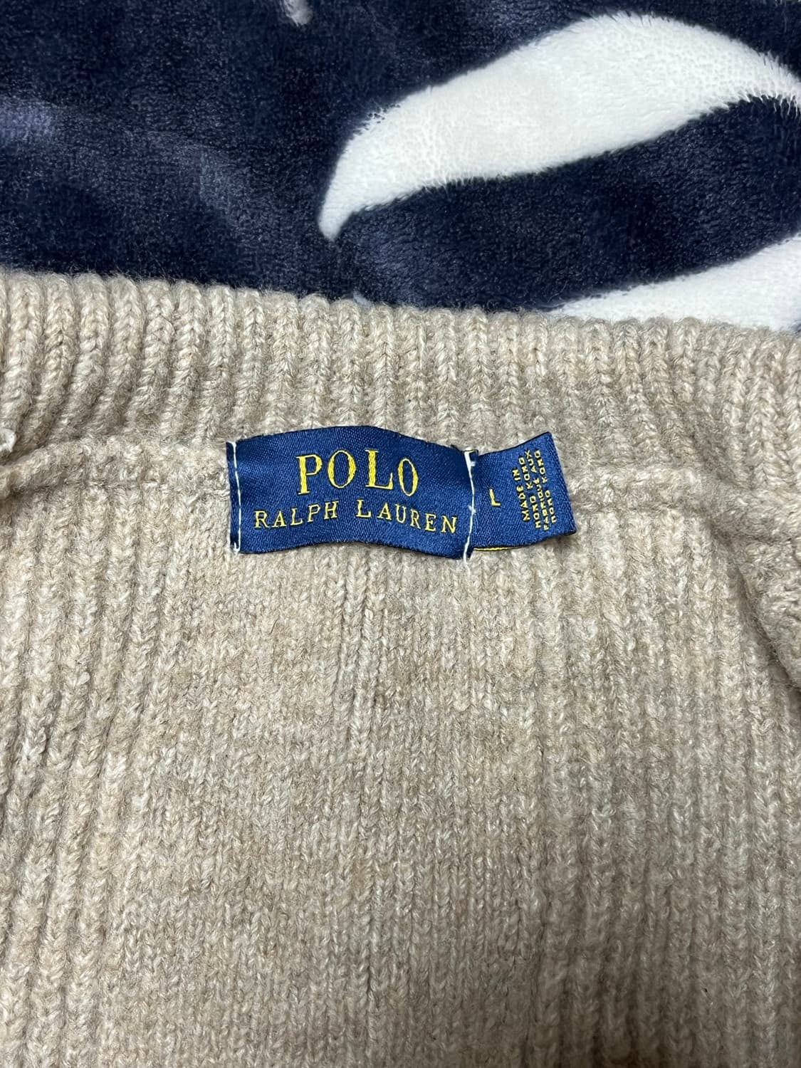 폴로 니트 집업 L 상품이미지3