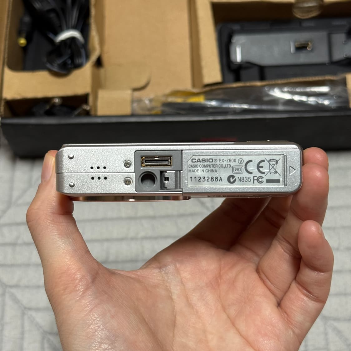 풀박스 CASIO EXILIM EX-Z600 카시오 엑슬림 실버디카 상품이미지6