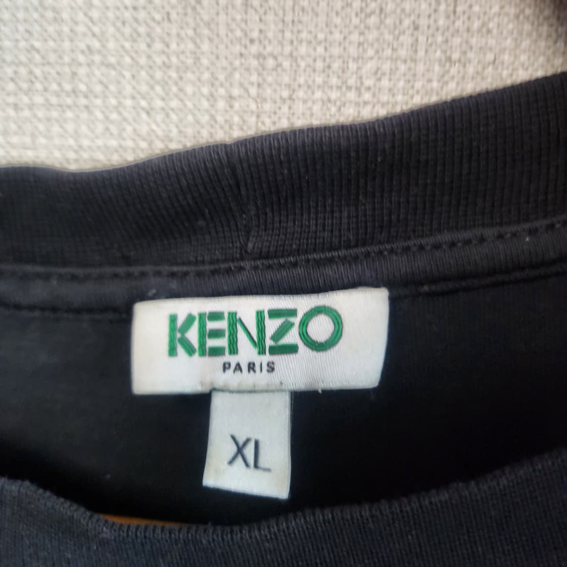 [XL] KENZO 겐조 타이거 블랙 반팔 티셔츠 상품이미지3