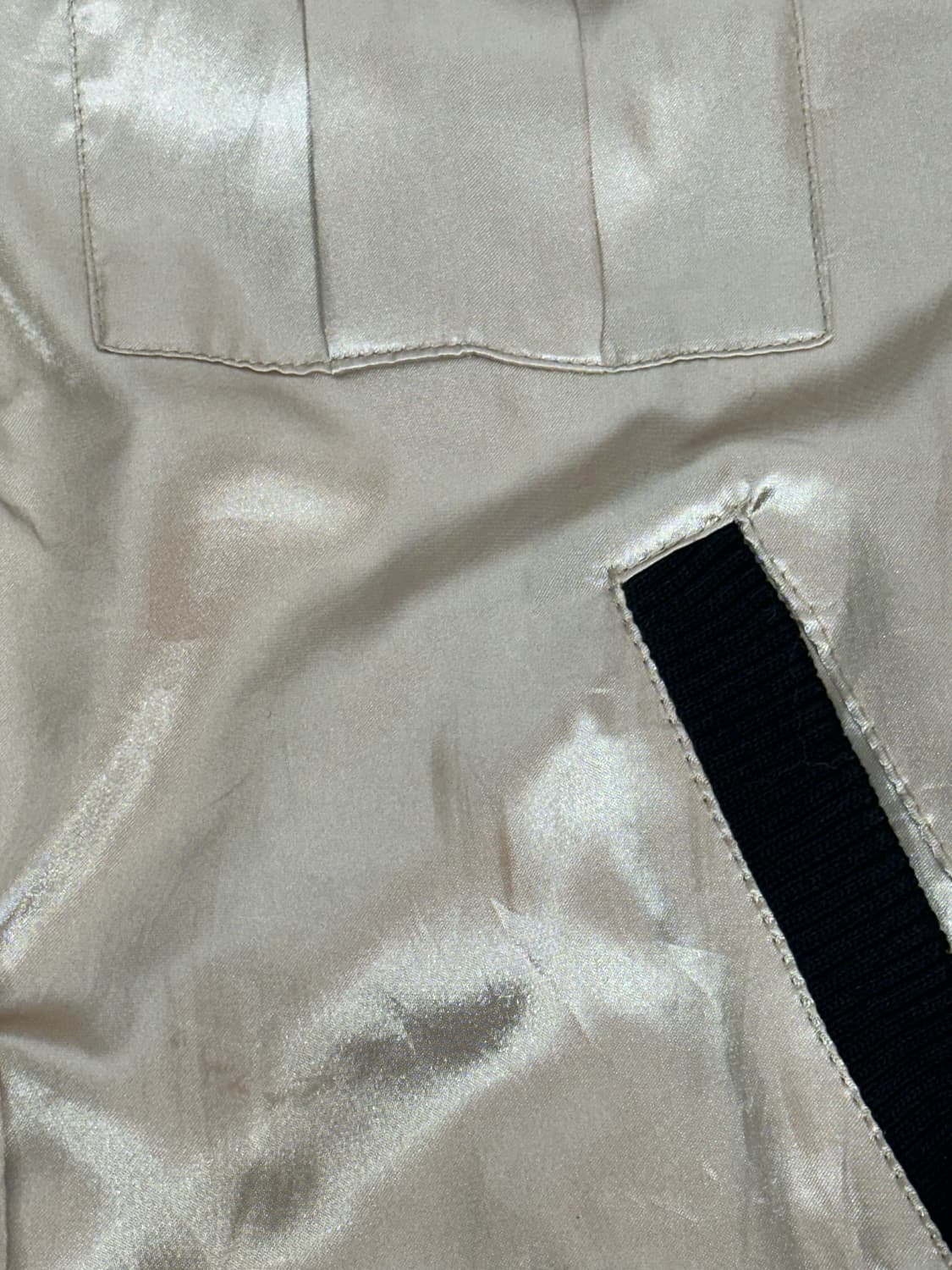 일본 빈티지 y2k 베이지 와투케 해골 스카잔 자켓 상품이미지8