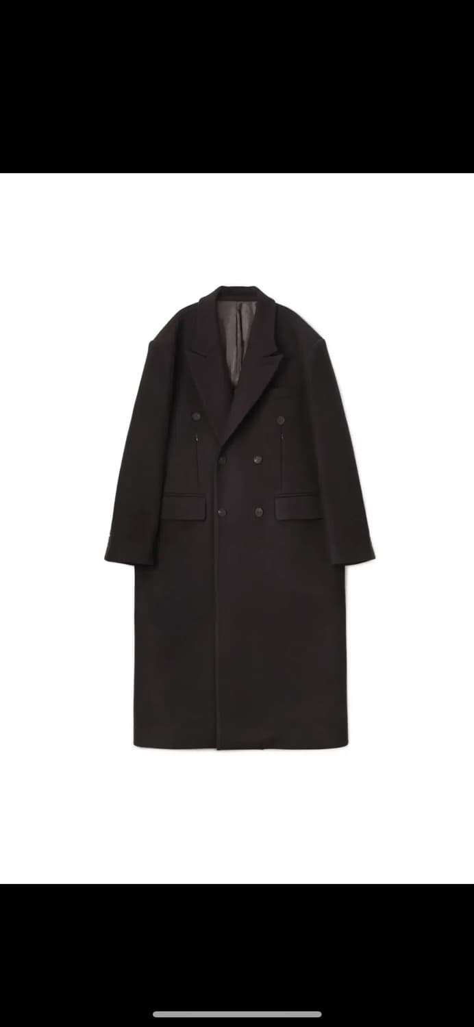 stu 다트 포켓 더블 코트 브라운 새상품 상품이미지1