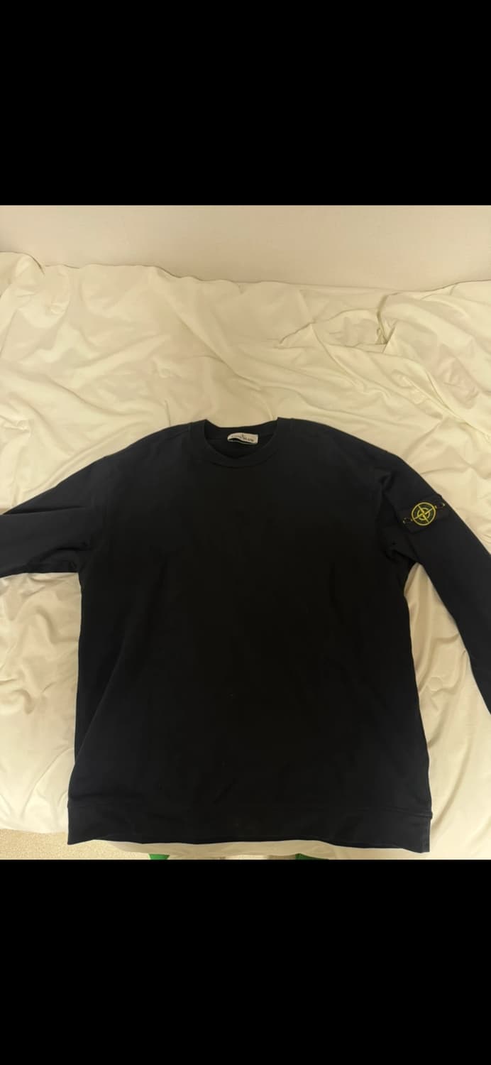 스톤아일랜드 블랙 맨투맨 xl 상품이미지1