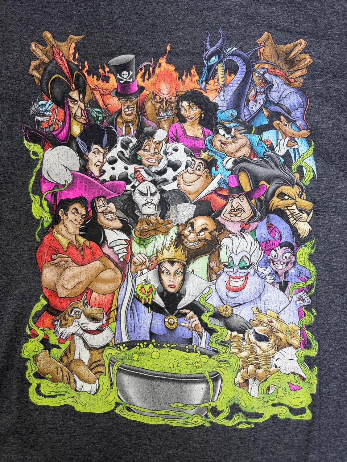 빈티지 디즈니 빌런DISNEY VILLAINS 캐릭터 티셔츠 L 상품이미지2