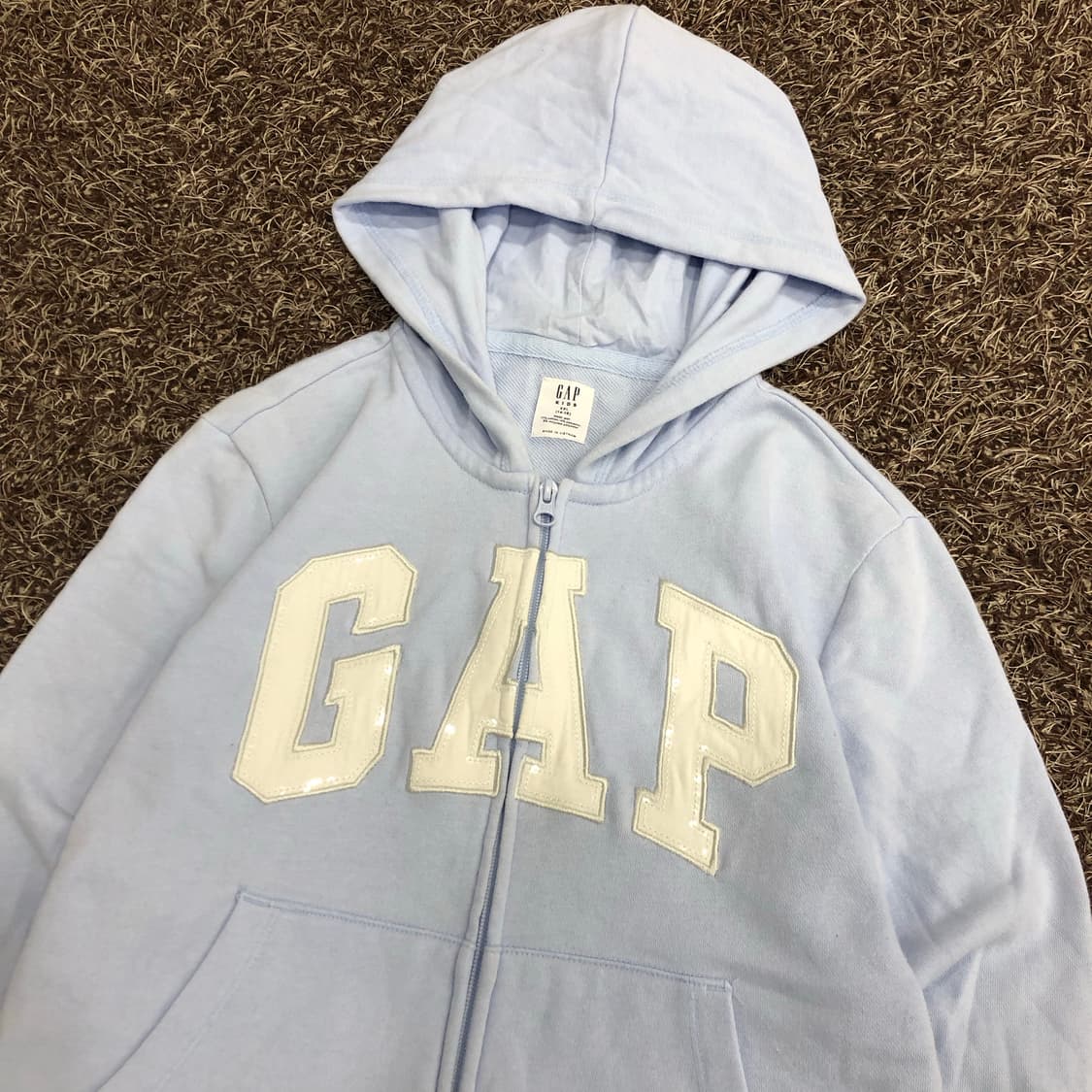 갭 걸즈 로고 후드집업 상품이미지2