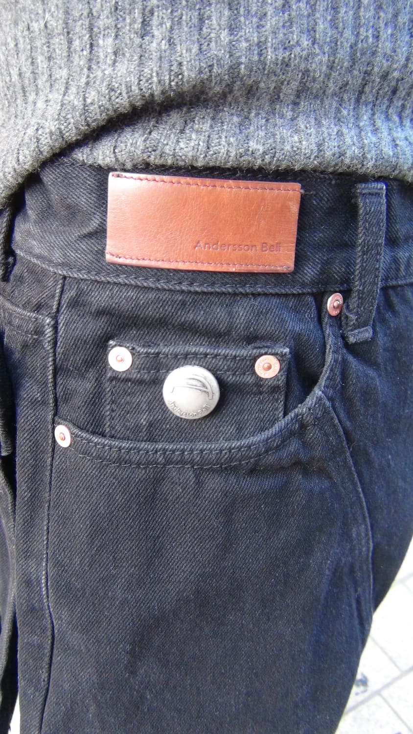 앤더슨벨 스커트 랩 데님 팬츠 31 상품이미지2