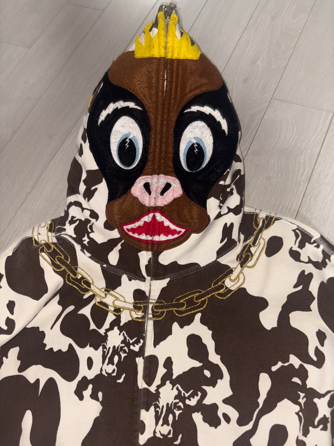 베이프 카우 한정판 후드집업 상품이미지2