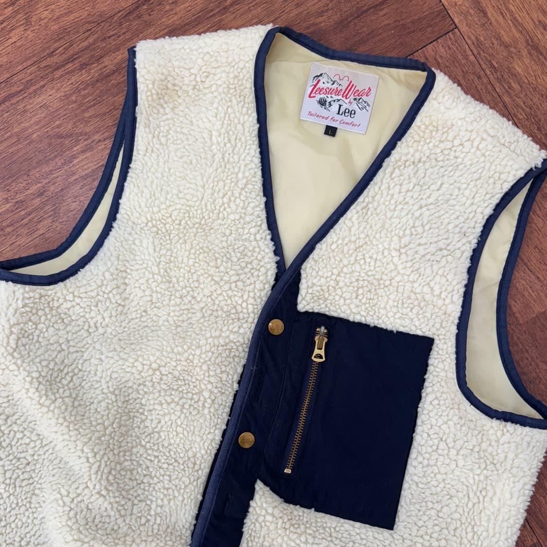 L 재팬 Lee 양털 플리스 베스트 조끼  상품이미지3