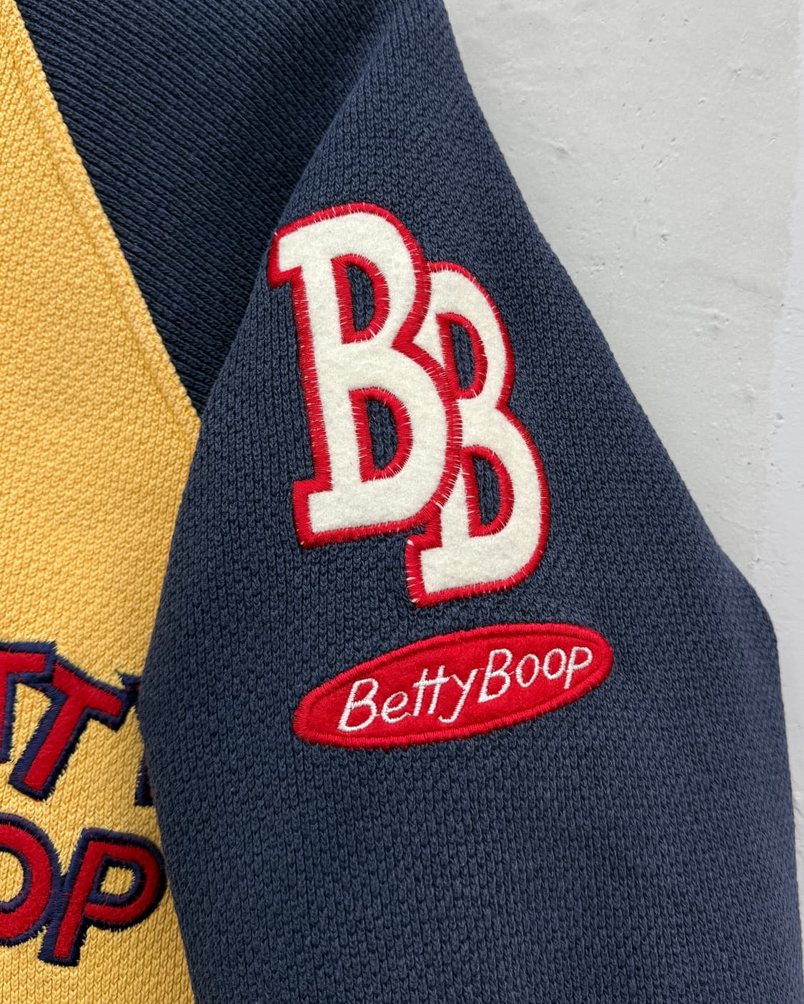 베티붑 00s 코튼 니트 봄버 자켓 상품이미지5