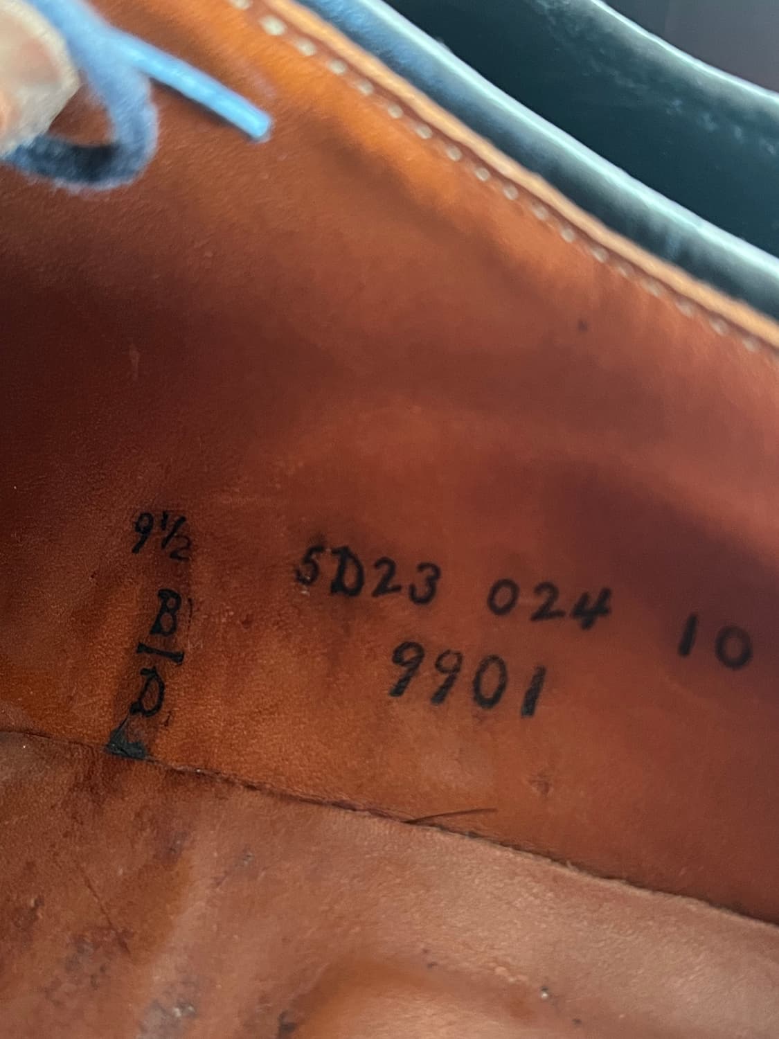 ALDEN  PLAIN TOE CORDOVAN 9901 1/2 9D 상품이미지6