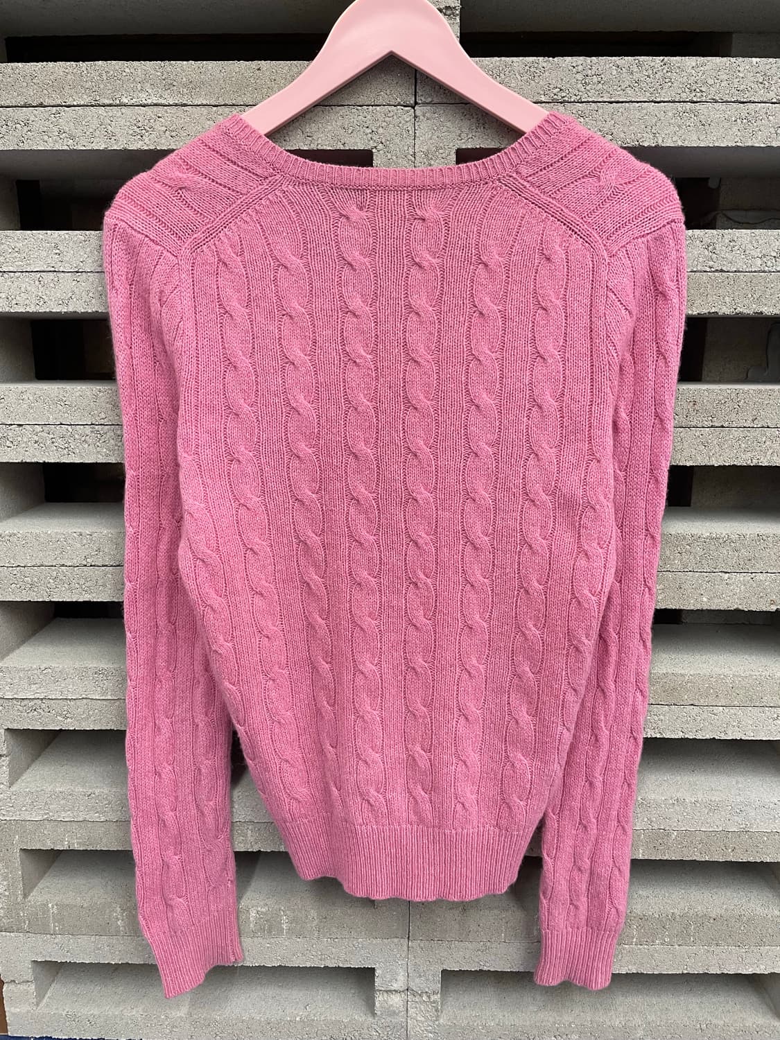 PRL 폴로 랄프로렌 캐시미어 꽈배기 니트 상품이미지6