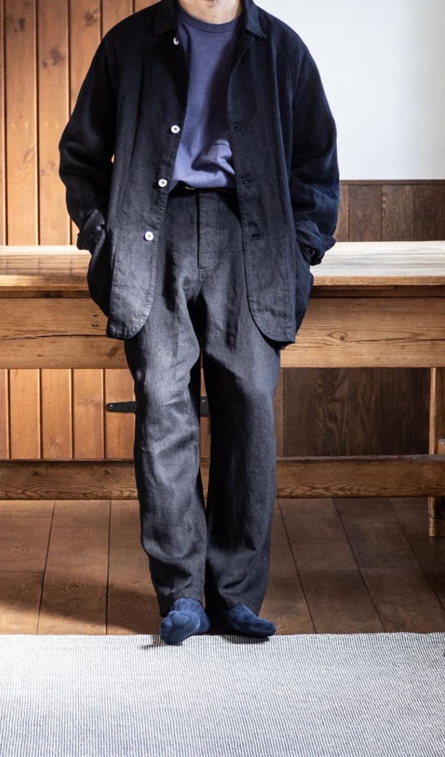 네스트로브컨팩트 린넨 치노 캔버스 커버올 자켓 상품이미지2