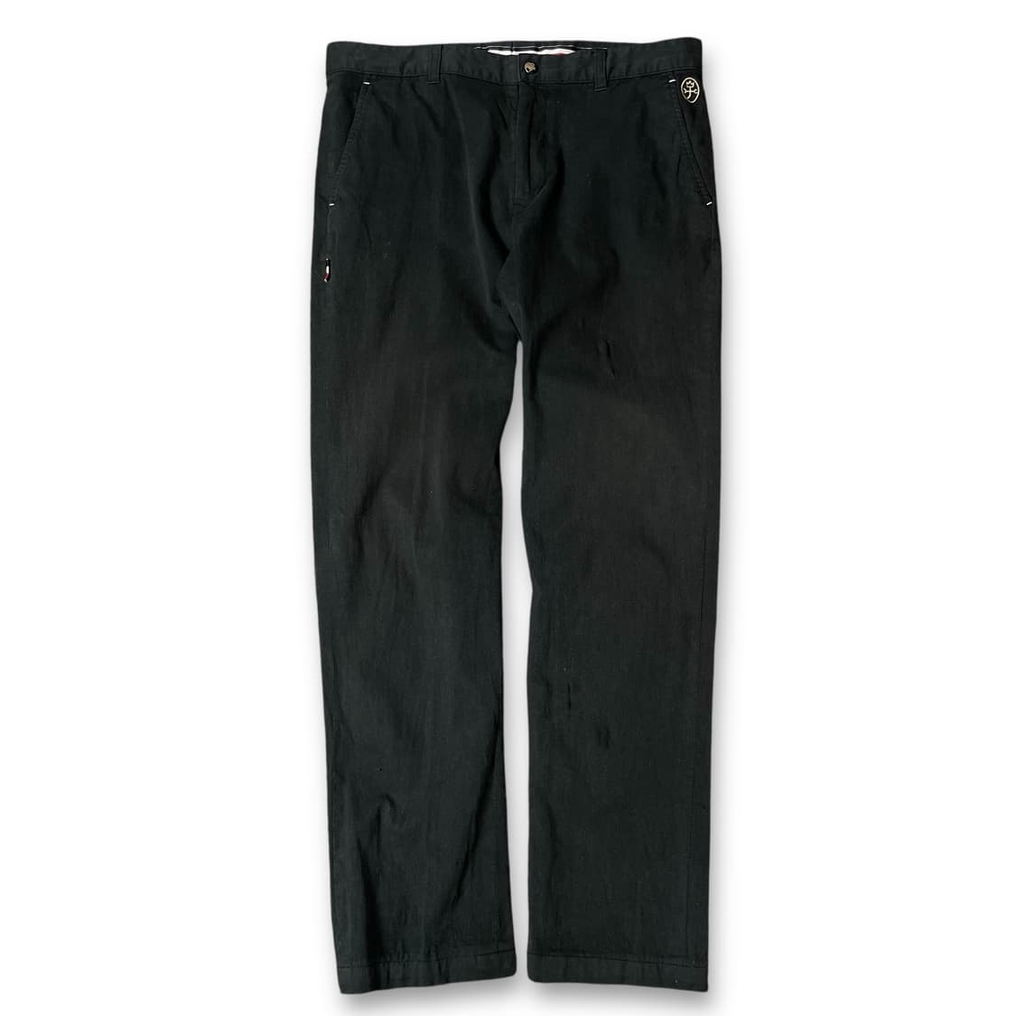 (32) 카스텔바작 차콜블랙 백로고 포인트 코튼 팬츠 상품이미지1