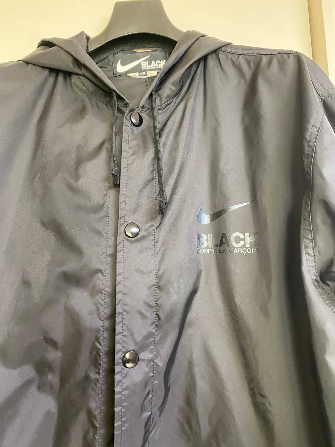 나이키 꼼데가르송 BLACK 코치자켓 XXL (105) 상품이미지1