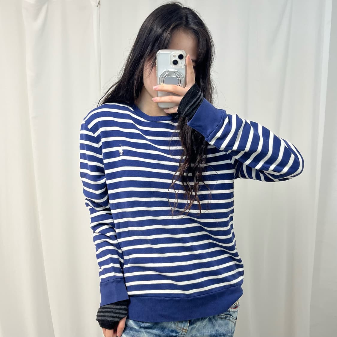 Polo Stripe Cotton Knit 상품이미지2