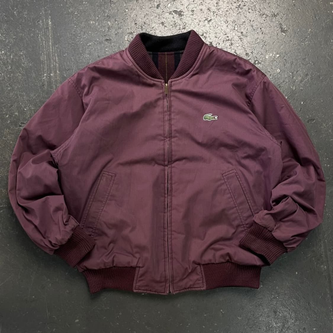 100 라코스테 리버시블 블루종 자켓 상품이미지4
