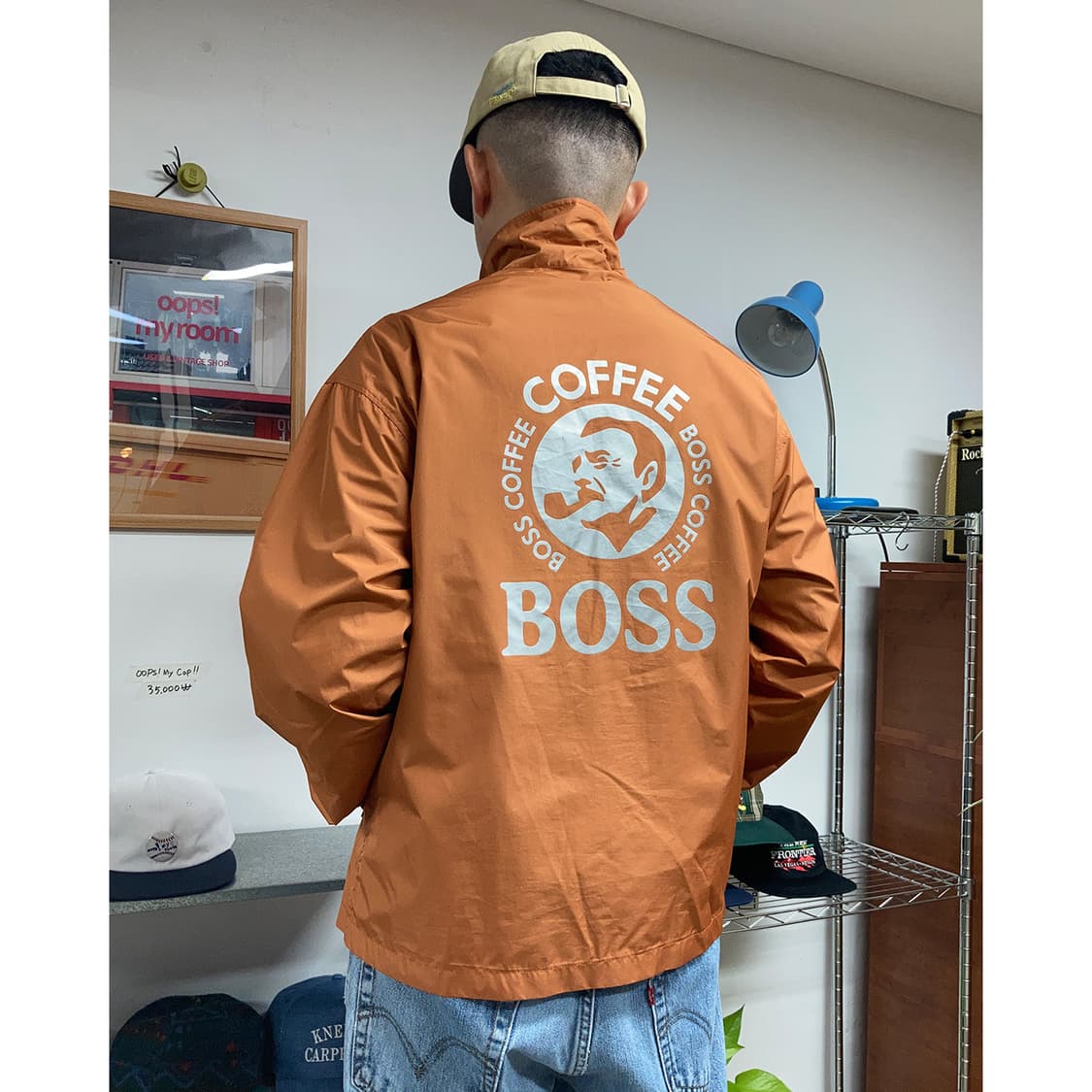 SUNTORY boss coffee coach jacket (L) 상품이미지1